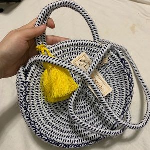 Brand New White Beacy Mini Crossbody Bag